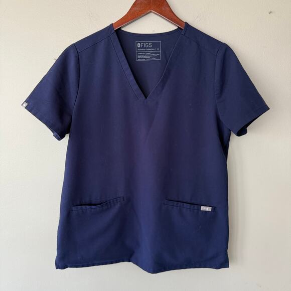 Figs Bundle of 3 Technical Collection Casma Scrub Tops Sz Med Red Navy Green - Picture 5 of 16